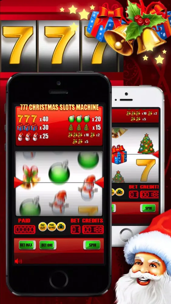 Capturas de pantalla de 777 Christmas Slots Machine - Mega Holiday Fun Casino Game (Free)