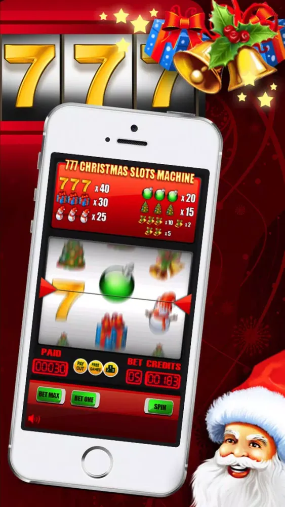 Capturas de pantalla de 777 Christmas Slots Machine - Mega Holiday Fun Casino Game (Free)