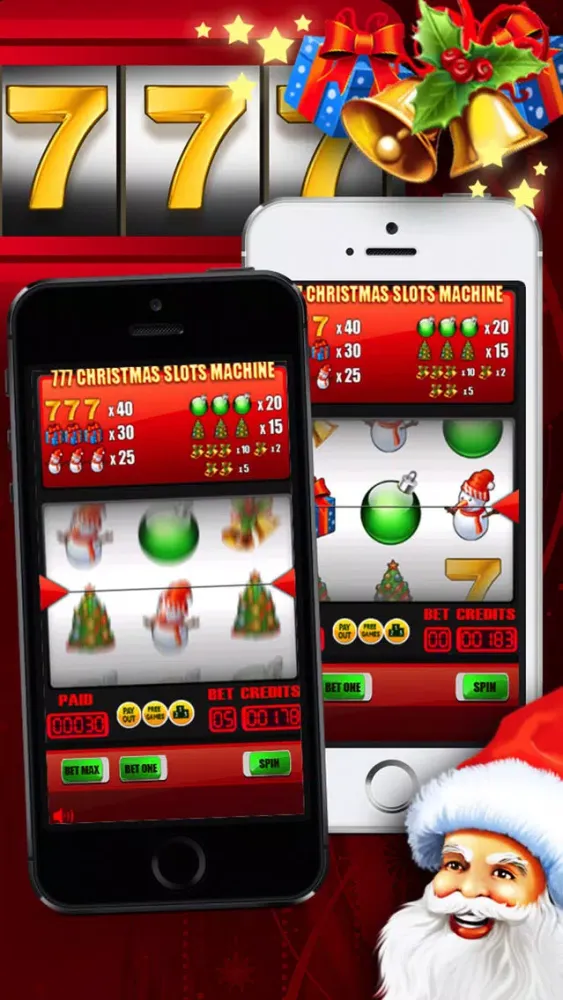 Capturas de pantalla de 777 Christmas Slots Machine - Mega Holiday Fun Casino Game (Free)