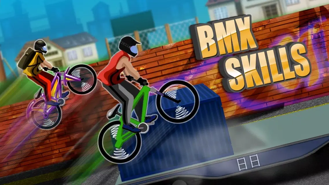 Screenshot di BMX Skills - Crazy Stunts On Mountain Bike (Free Game)