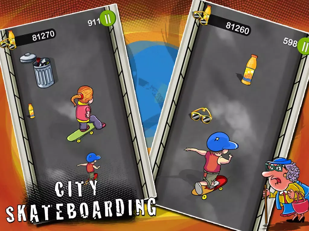 Capturas de pantalla de City Skateboarding - Extreme Grind Stunt Skaters (Free Game) iPad 