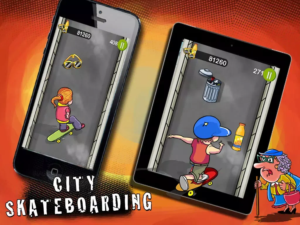 Capturas de pantalla de City Skateboarding - Extreme Grind Stunt Skaters (Free Game) iPad 