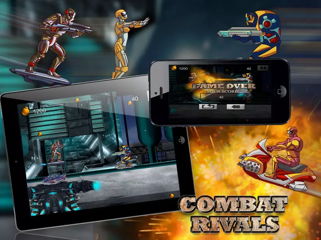 Combat Rivals - Future Robot Warriors At War In Elite Galaxy (Free Game App) iPad  स्क्रीनशॉट