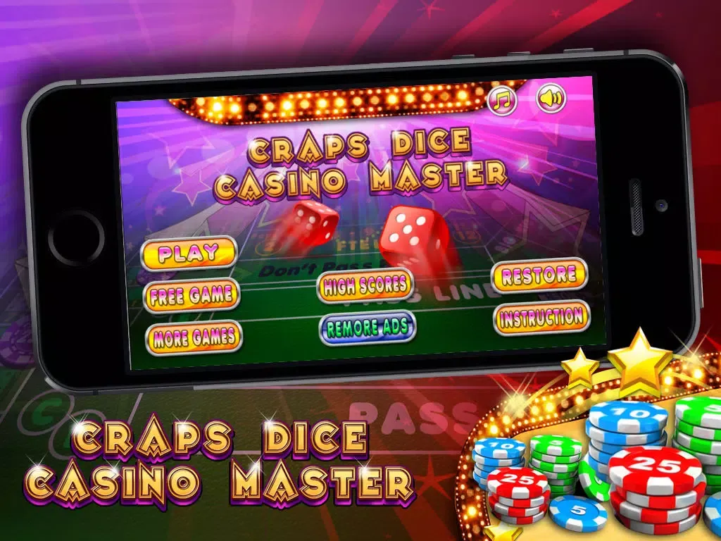 Craps Dice Casino Master - Deluxe Rolling Dices Strategy Game iPad স্ক্রিনশট
