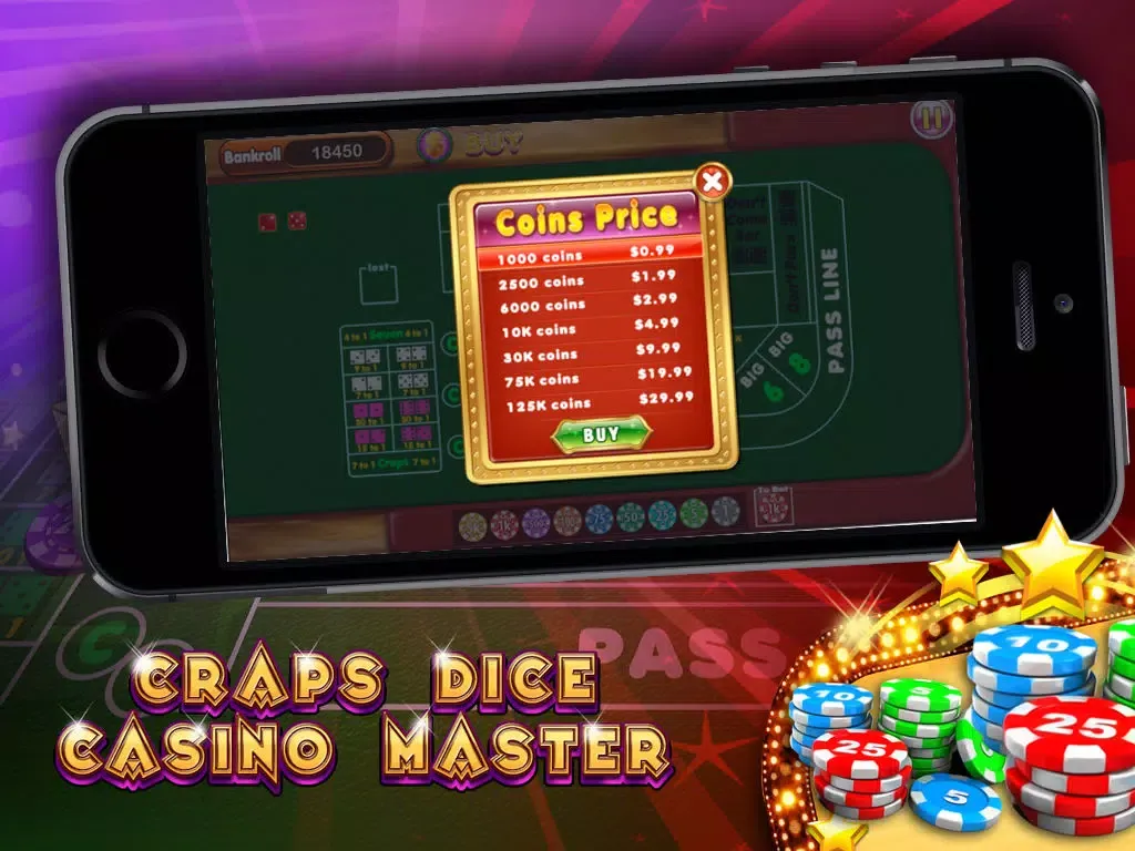 Craps Dice Casino Master - Deluxe Rolling Dices Strategy Game iPad স্ক্রিনশট
