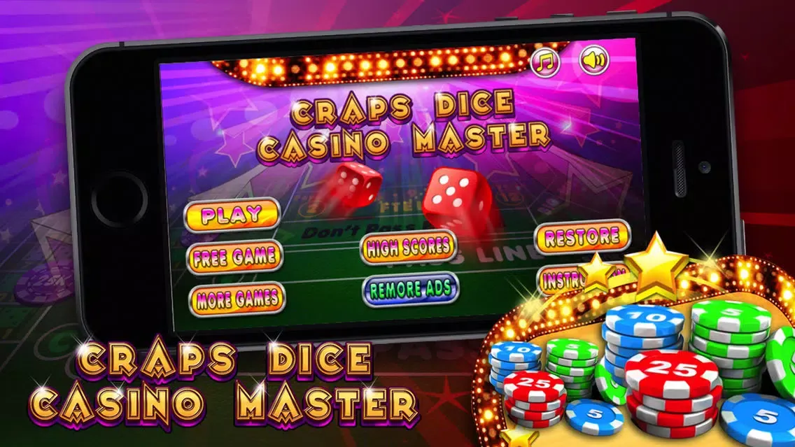 Craps Dice Casino Master - Deluxe Rolling Dices Strategy Game স্ক্রিনশট