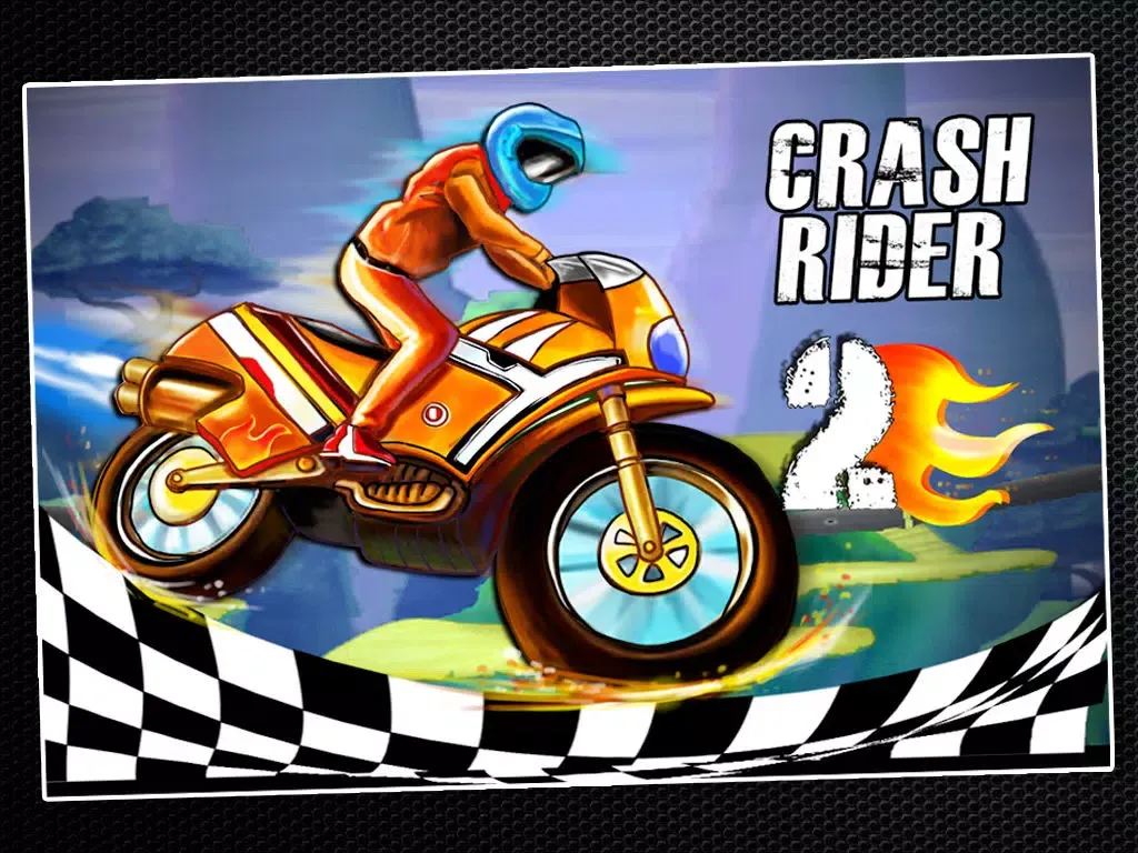 Ảnh chụp màn hình của Crash Rider 2 - Turbo Bike in Nitro Mayhem Racing iPad 
