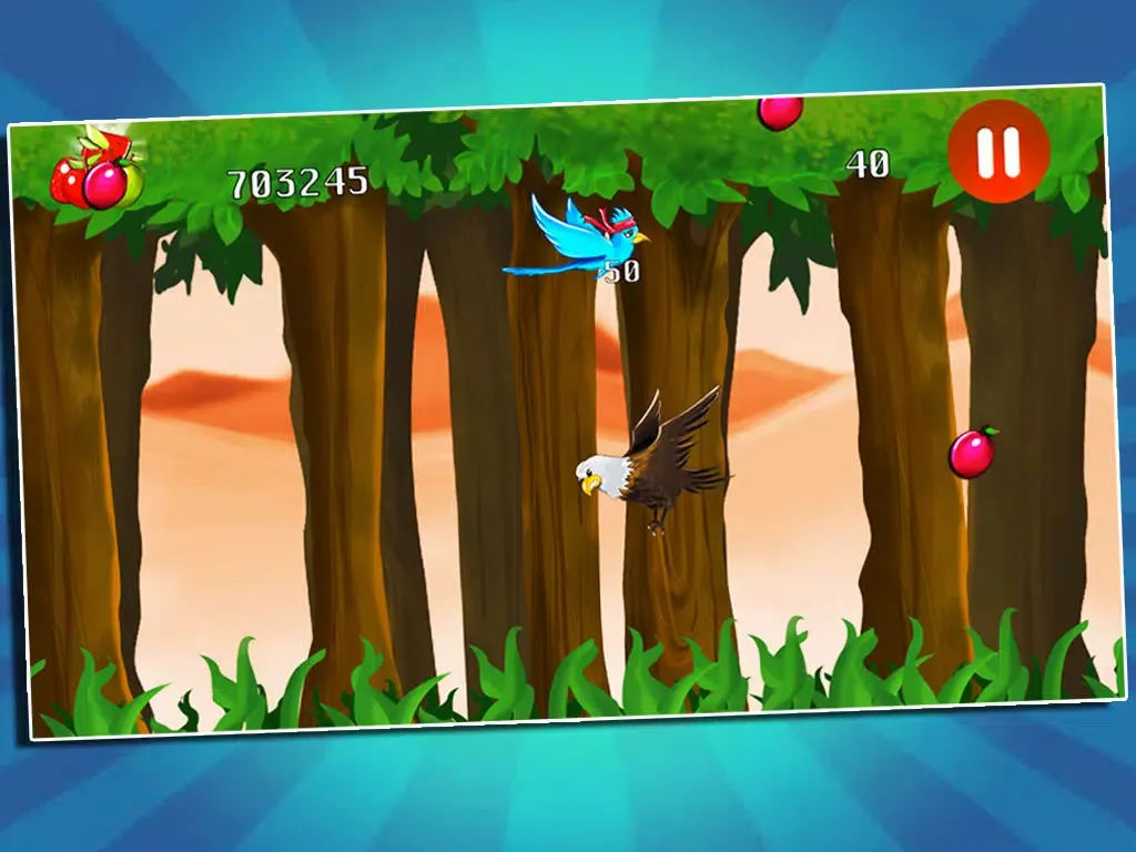 Hungry Flock: Tiny Ninja Birds Flaps Wings To Eat Little Juicy Fruit (Free Game) iPad  スクリーンショット