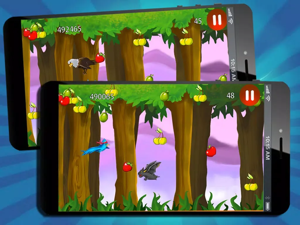 Hungry Flock: Tiny Ninja Birds Flaps Wings To Eat Little Juicy Fruit (Free Game) iPad  スクリーンショット