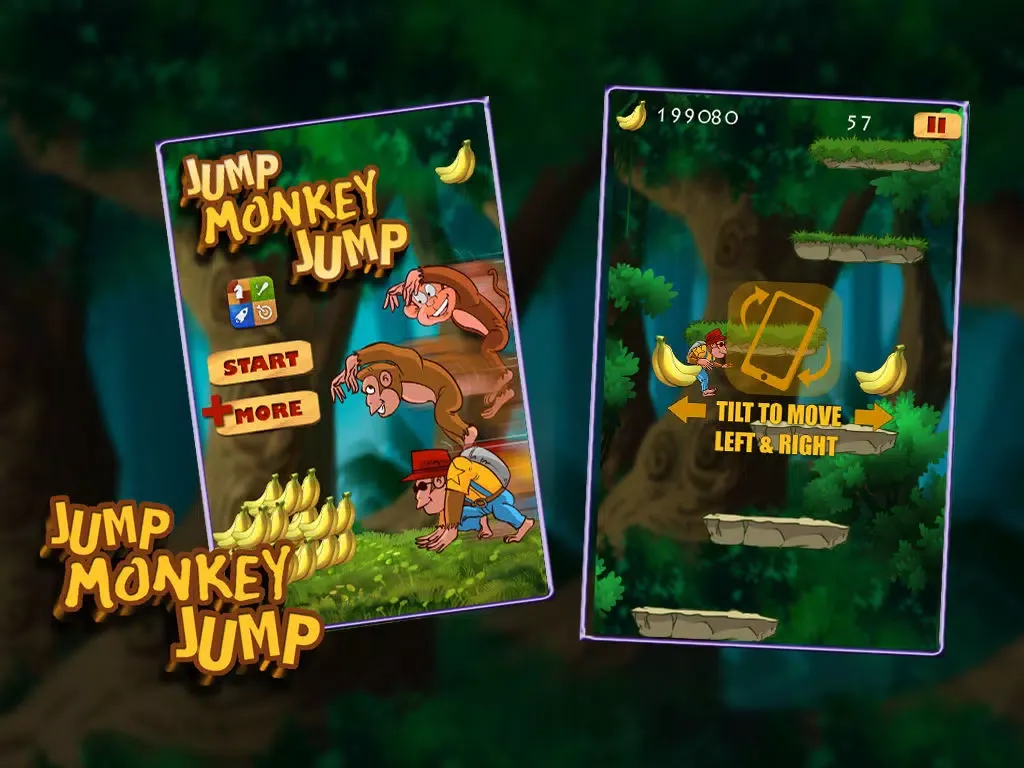 Jump Monkey Jump iPad  Ekran Görüntüleri