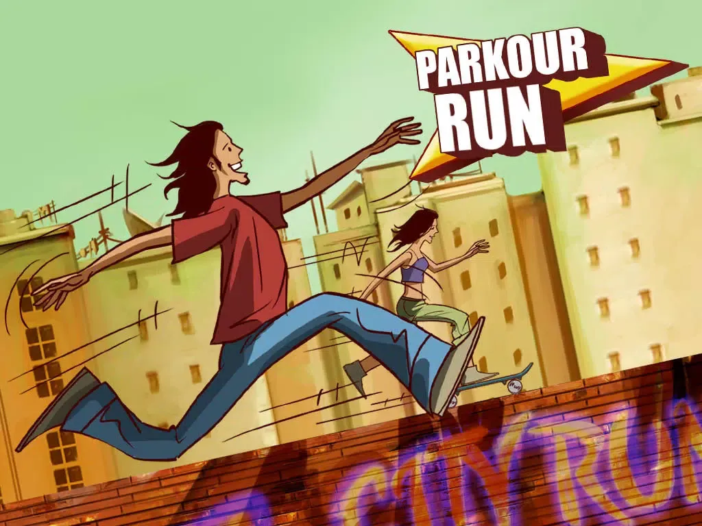 Parkour Run - Grim Oz Freestyle Rooftop Running (Free Game) iPad  Screenshots