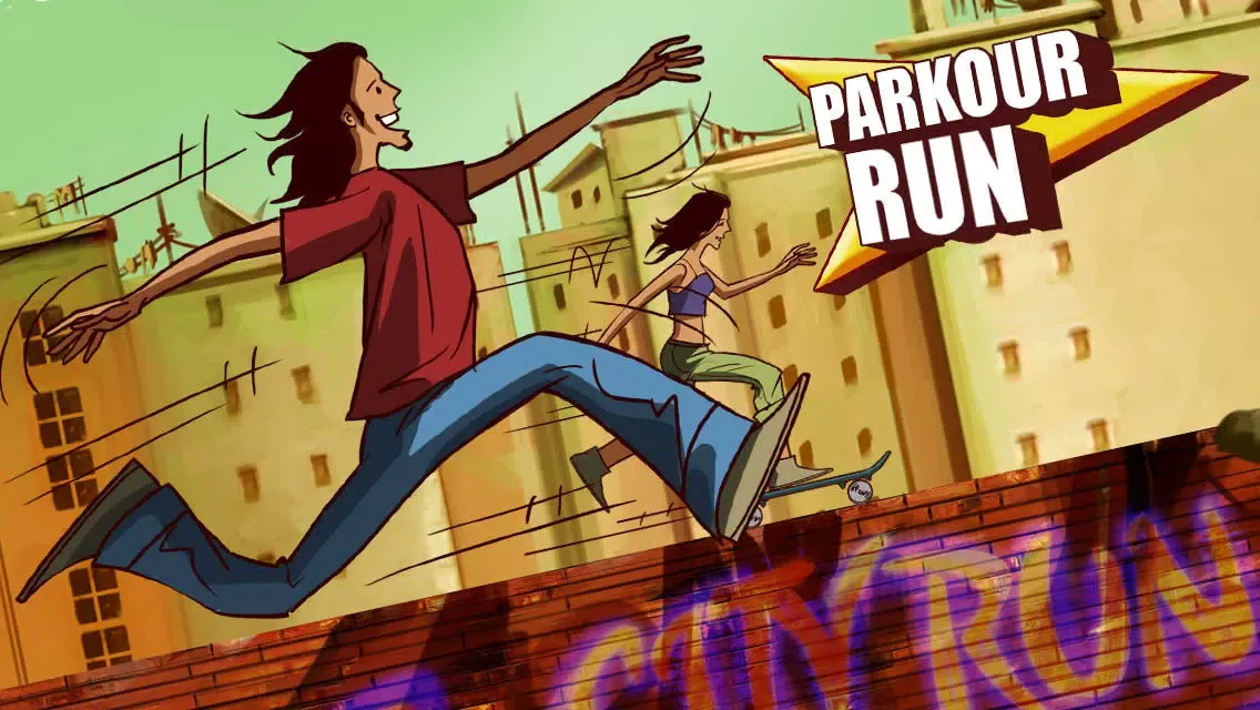 Parkour Run - Grim Oz Freestyle Rooftop Running (Free Game) Screenshots