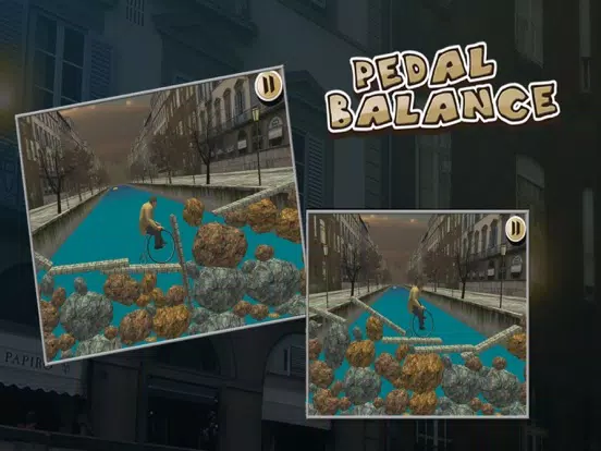 Zrzuty ekranu Pedal Balance - Unblock A Crazy Cycle Rider On Giant Bridge (Free 3D Game) iPad 