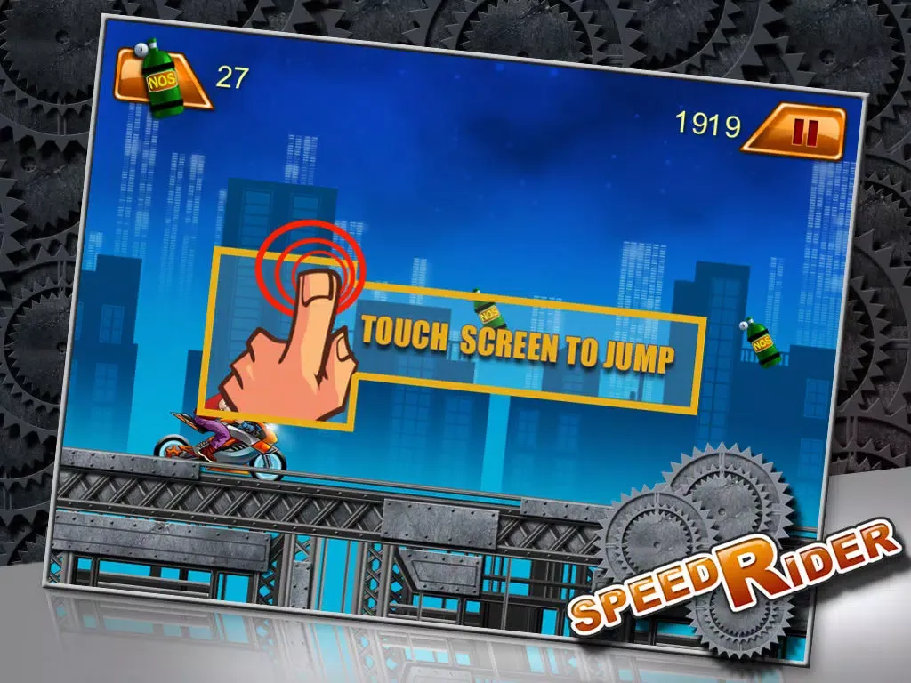 Speed Rider - Nitro Fueled Crazy Bike Stuntman (Free Game) iPad 应用截图