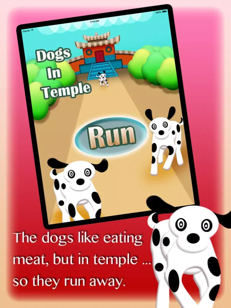 Capturas de tela do Make Dogs in Temple Jump 2020 iPad 
