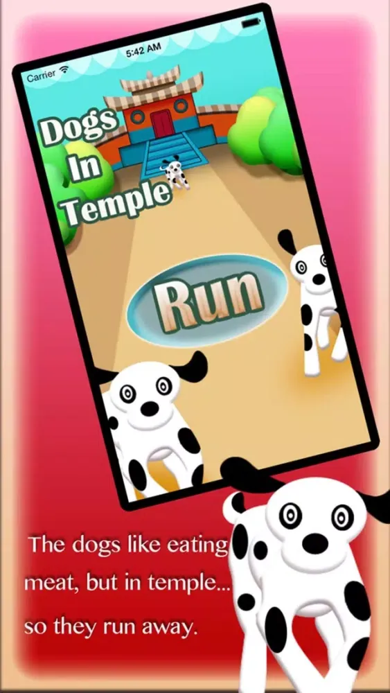 Capturas de tela do Make Dogs in Temple Jump 2020