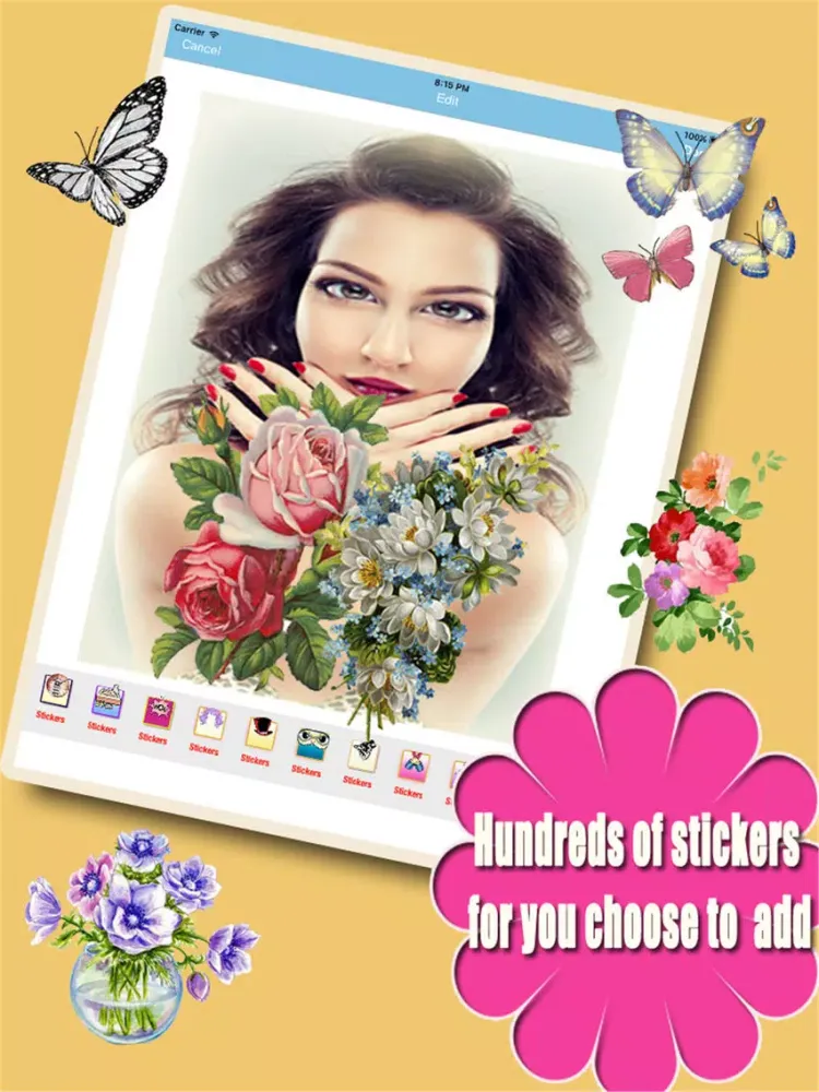 Capturas de tela do Super Mirror Camera - Selfie Cam & Sticker Editor iPad 