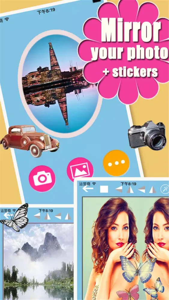 Capturas de tela do Super Mirror Camera - Selfie Cam & Sticker Editor