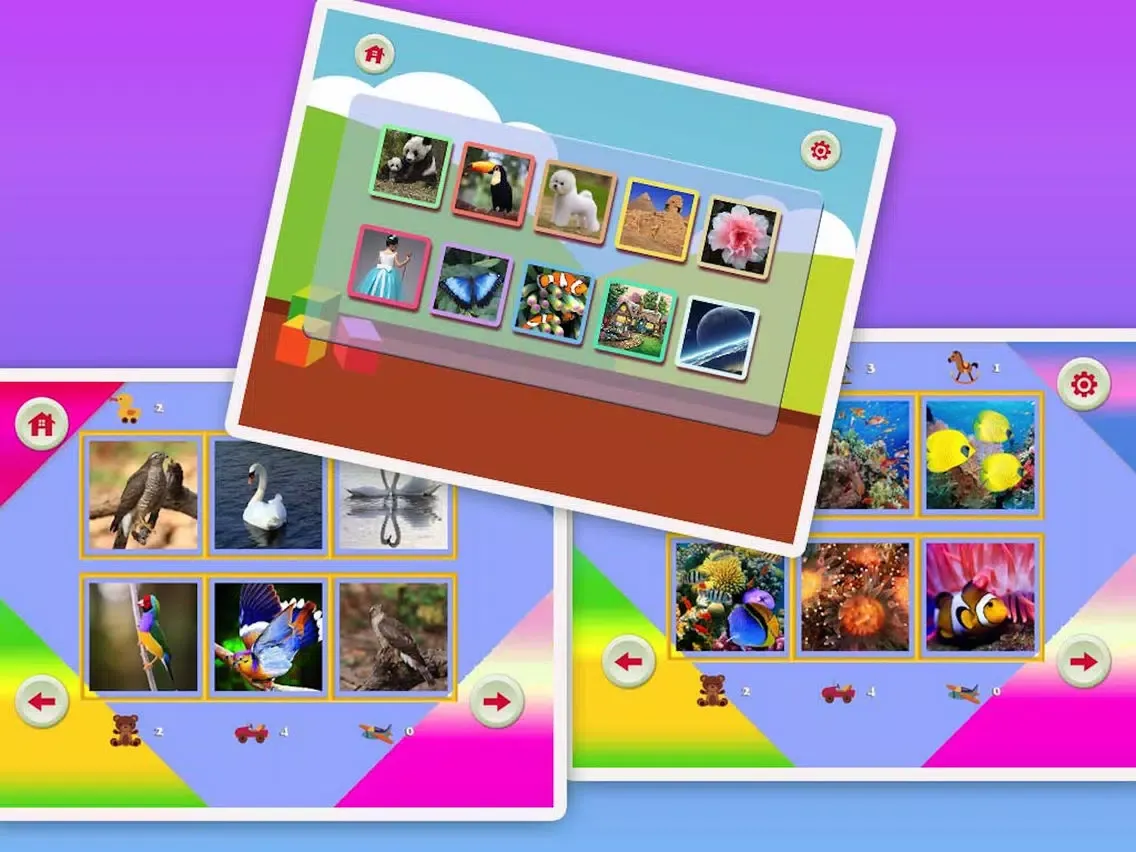 ภาพหน้าจอของ Panda jigsaw puzzles iPad 