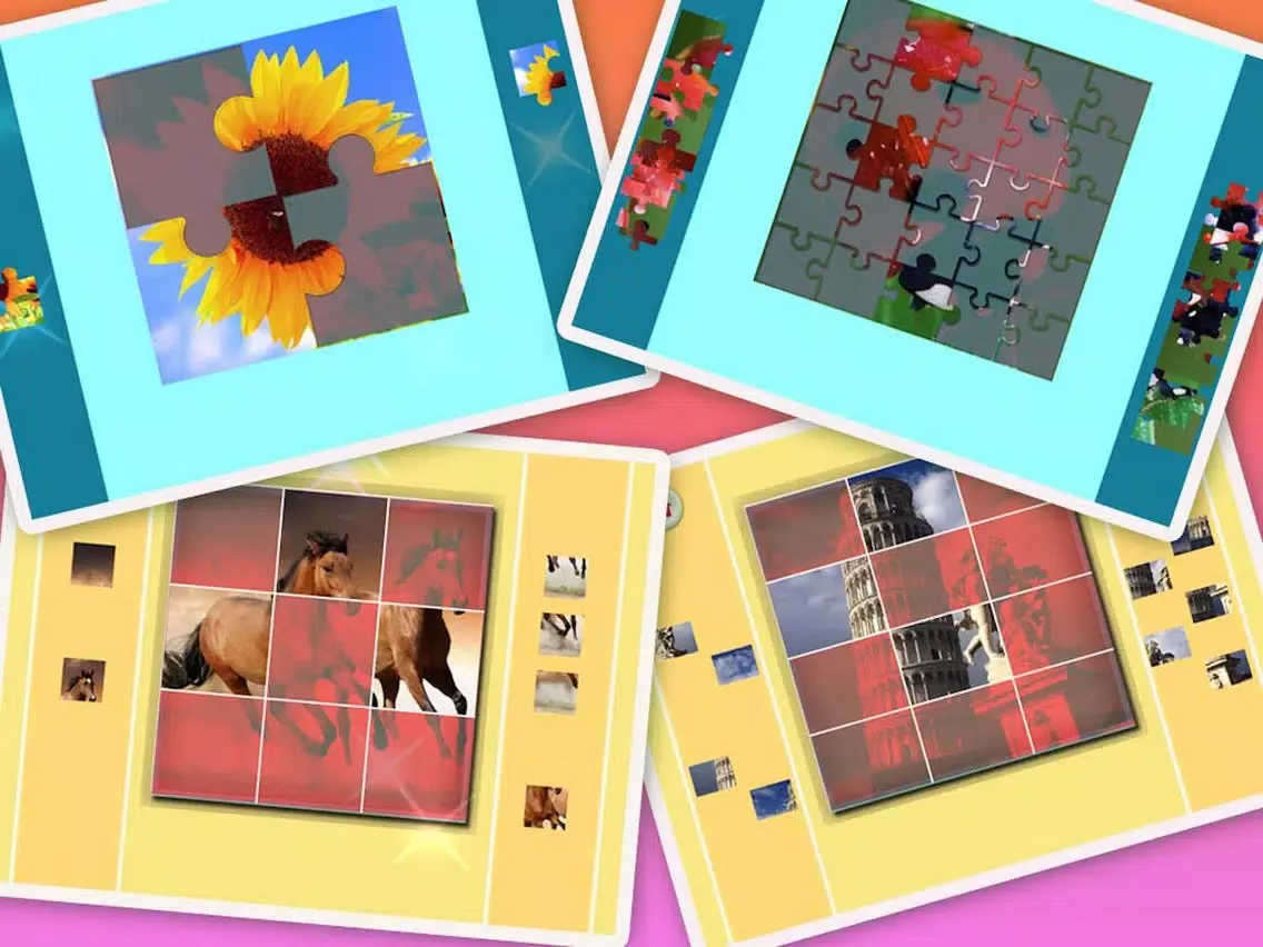 ภาพหน้าจอของ Panda jigsaw puzzles iPad 
