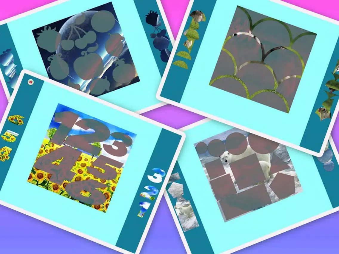 ภาพหน้าจอของ Panda jigsaw puzzles iPad 
