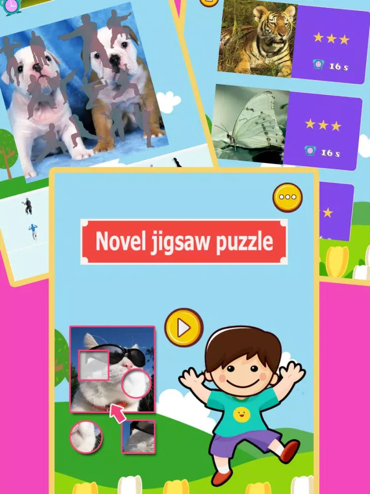 Ảnh chụp màn hình của Animal Jigsaw Puzzle Game 123 iPad 