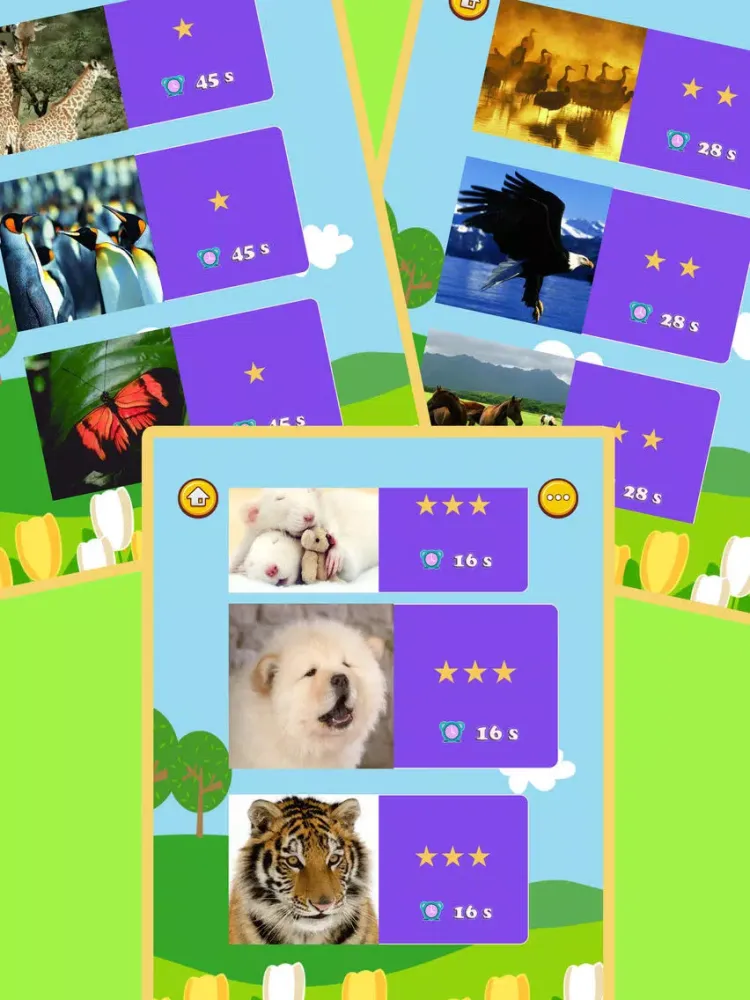 Ảnh chụp màn hình của Animal Jigsaw Puzzle Game 123 iPad 
