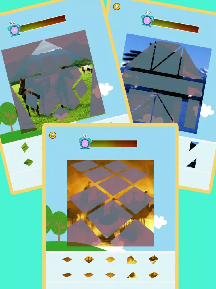 Ảnh chụp màn hình của Animal Jigsaw Puzzle Game 123 iPad 
