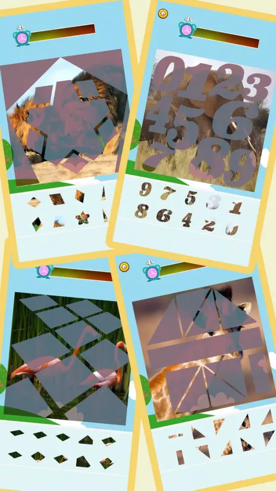 Ảnh chụp màn hình của Animal Jigsaw Puzzle Game 123