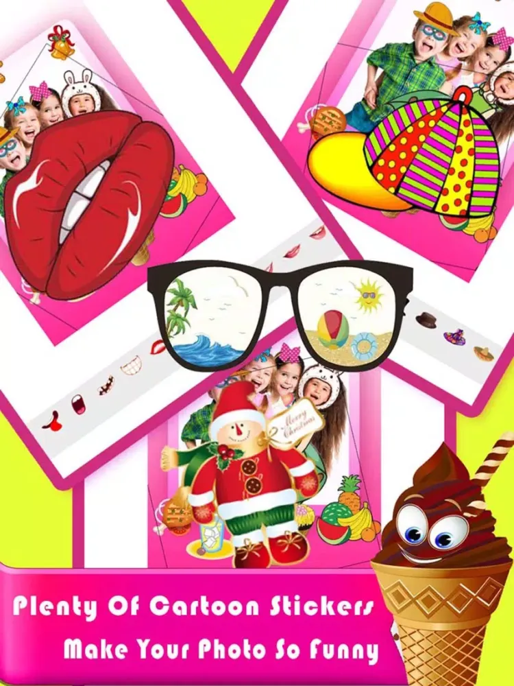 Скриншоты All Powerful Sticker Camera iPad 