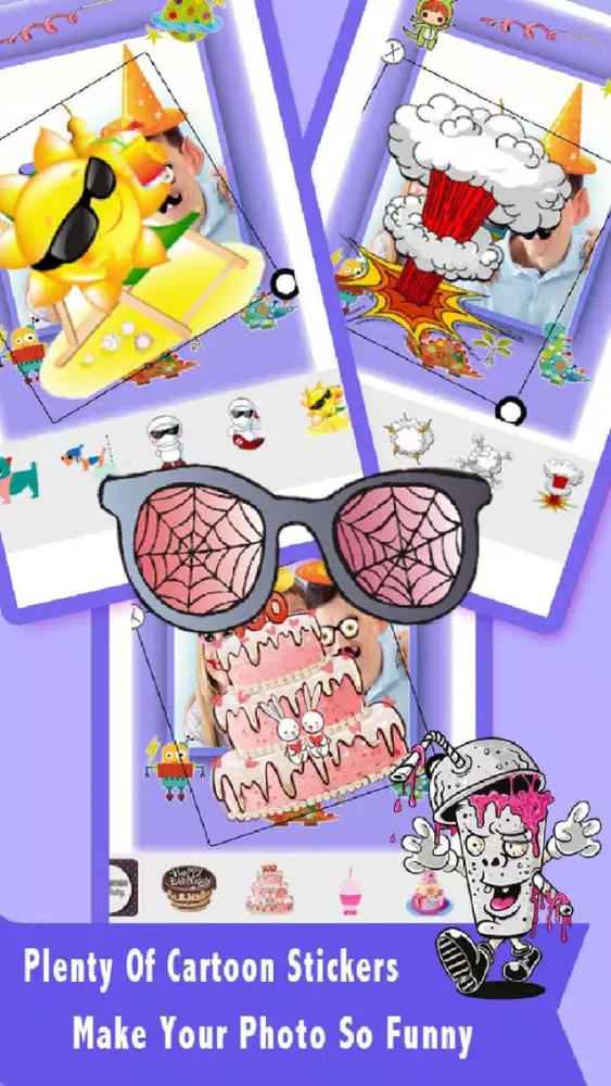 Funny Stickers Camera + Editor Screenshots