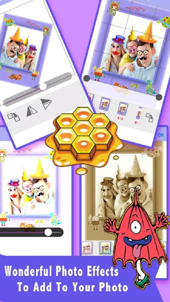 Funny Stickers Camera + Editor Screenshots