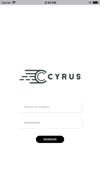 Cyrus سکرین شاٹس
