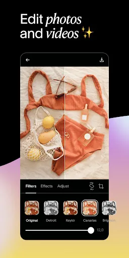 Unfold: Photo & Video Editor Screenshots
