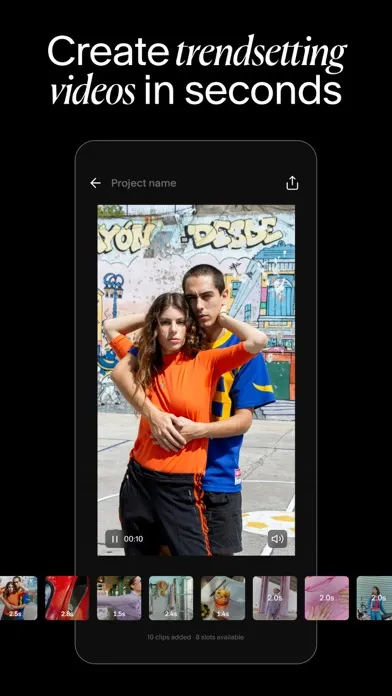 Unfold: Video & Photo Editor سکرین شاٹس