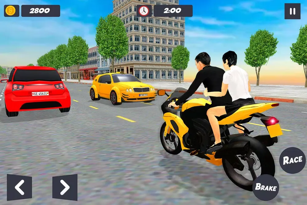 Bike Taxi Game: Driving Games Screenshots