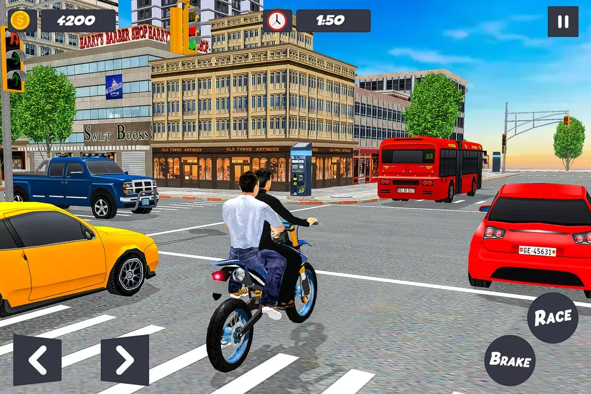 Bike Taxi Game: Driving Games Screenshots