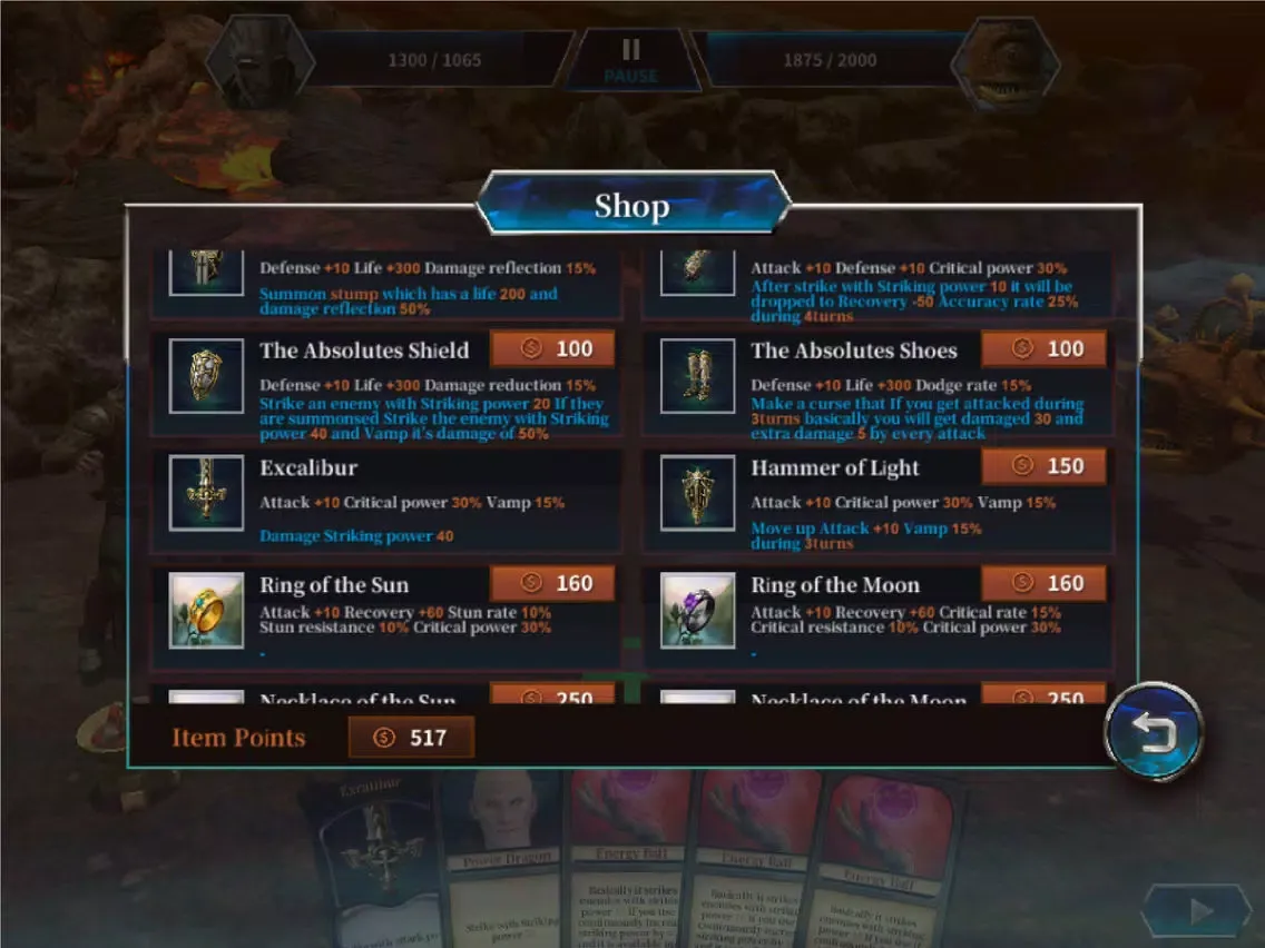 Capturas de tela do MoonlightWarrior iPad 