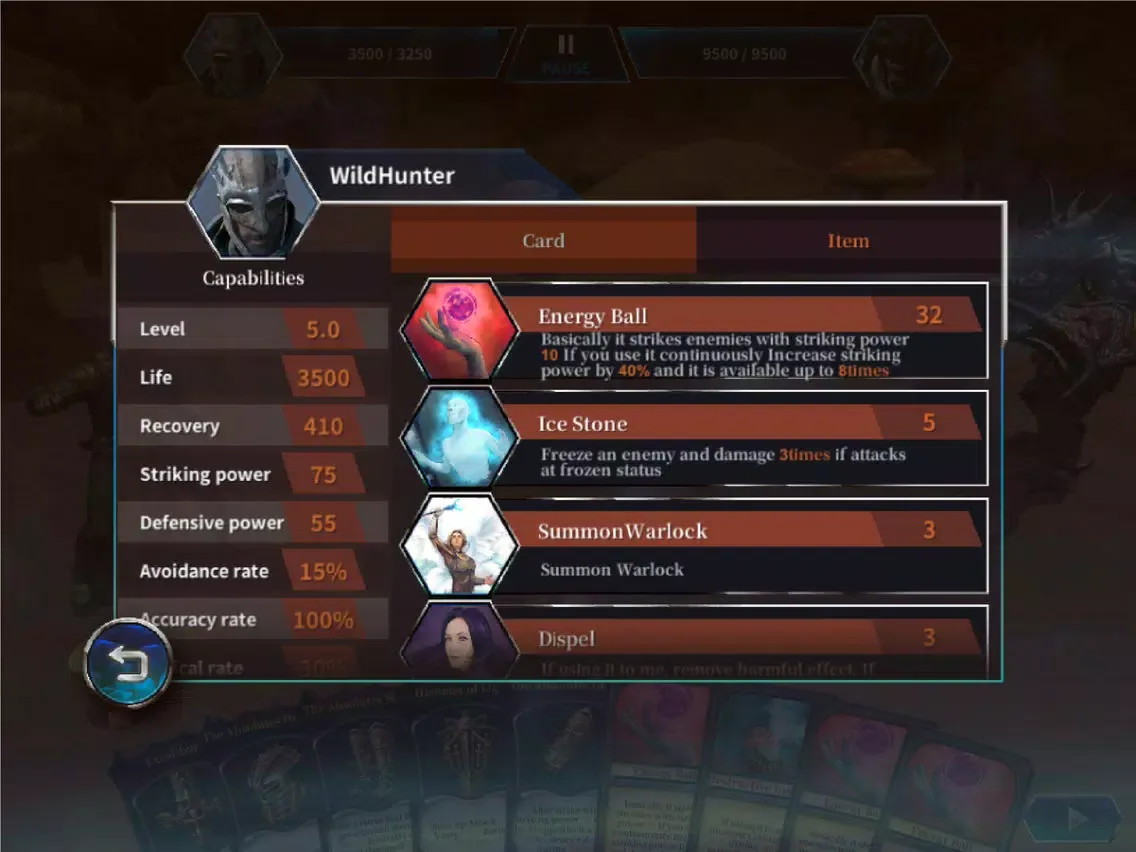 Capturas de tela do MoonlightWarrior iPad 