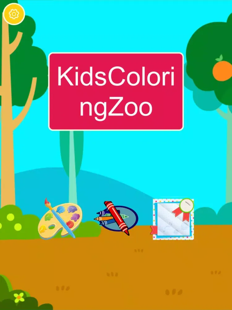 صور Kids Coloring Zoo Paint Tool iPad 