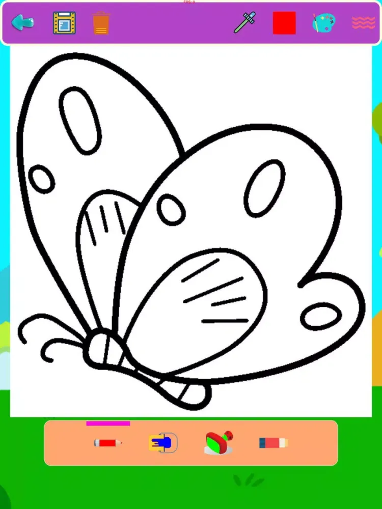 صور Kids Coloring Zoo Paint Tool iPad 
