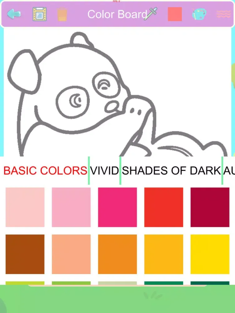 صور Kids Coloring Zoo Paint Tool iPad 