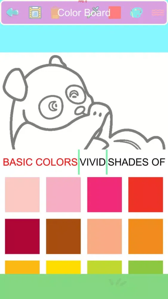 صور Kids Coloring Zoo Paint Tool
