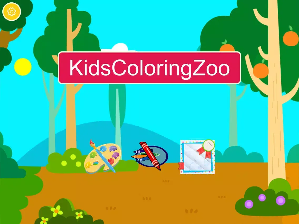 Baby Coloring Zoo HD iPad  Screenshots