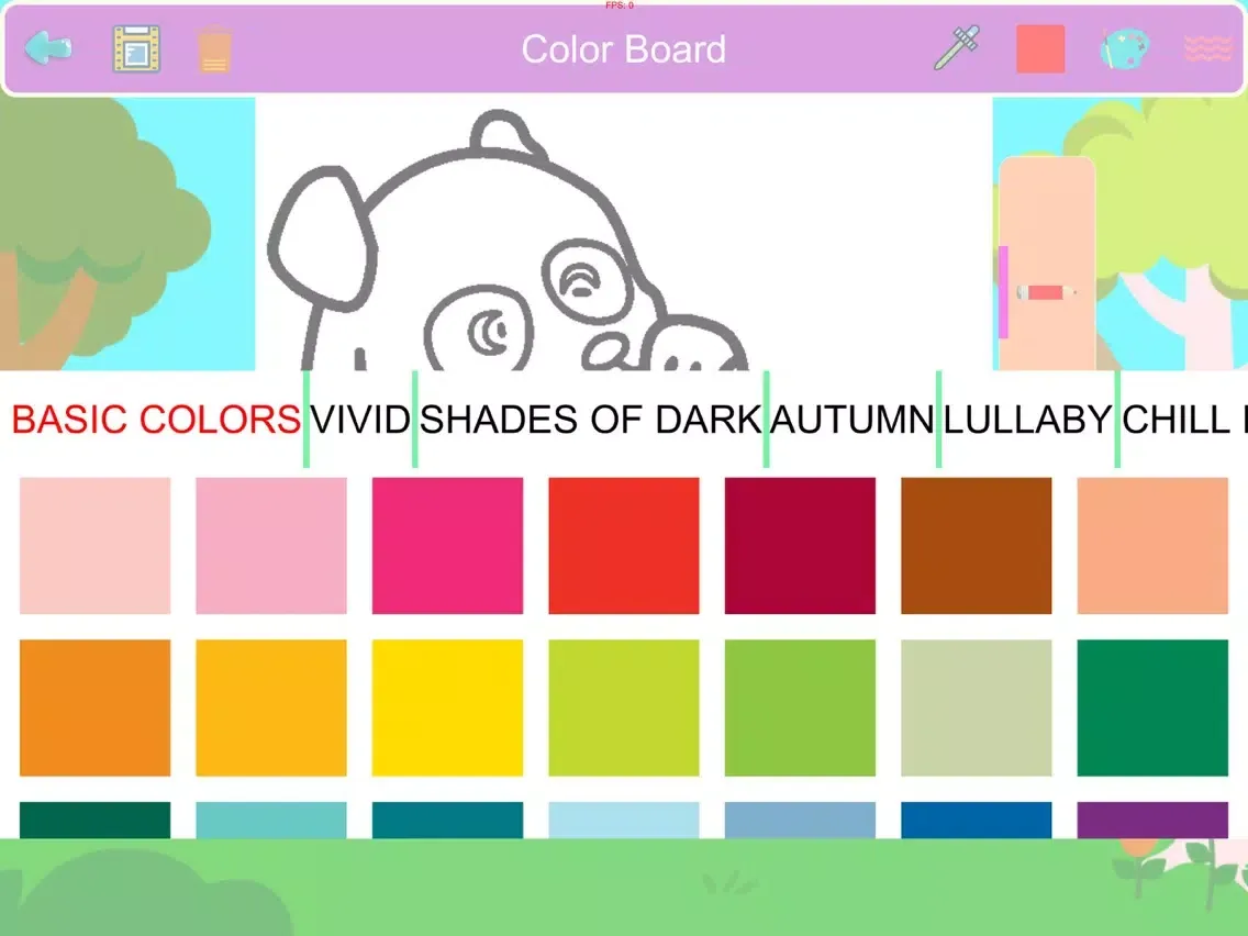 Baby Coloring Zoo HD iPad  Screenshots