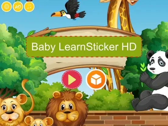 Baby Learn Sticker HD iPad 应用截图