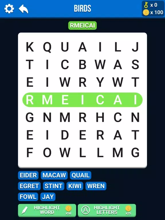 ภาพหน้าจอของ Word Search Puzzle. iPad 