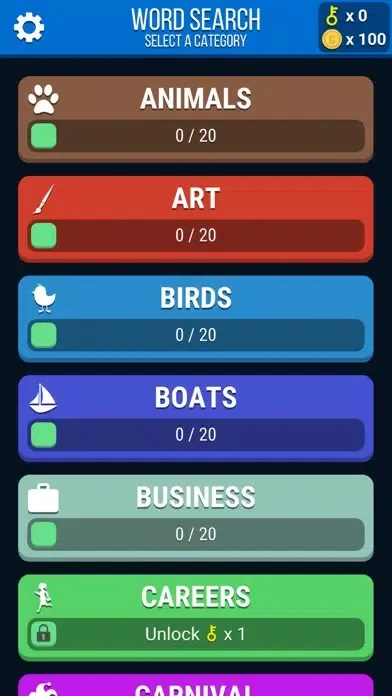 Screenshot di Word Search Puzzle.