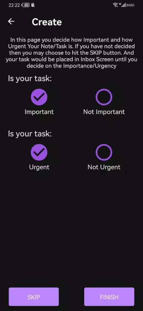 Capturas de pantalla de Eisenhower Matrix To-Do