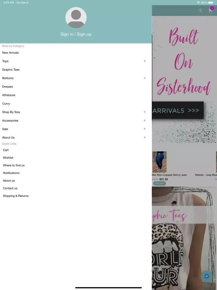 Скриншоты Moonshine and Lace Boutique iPad 